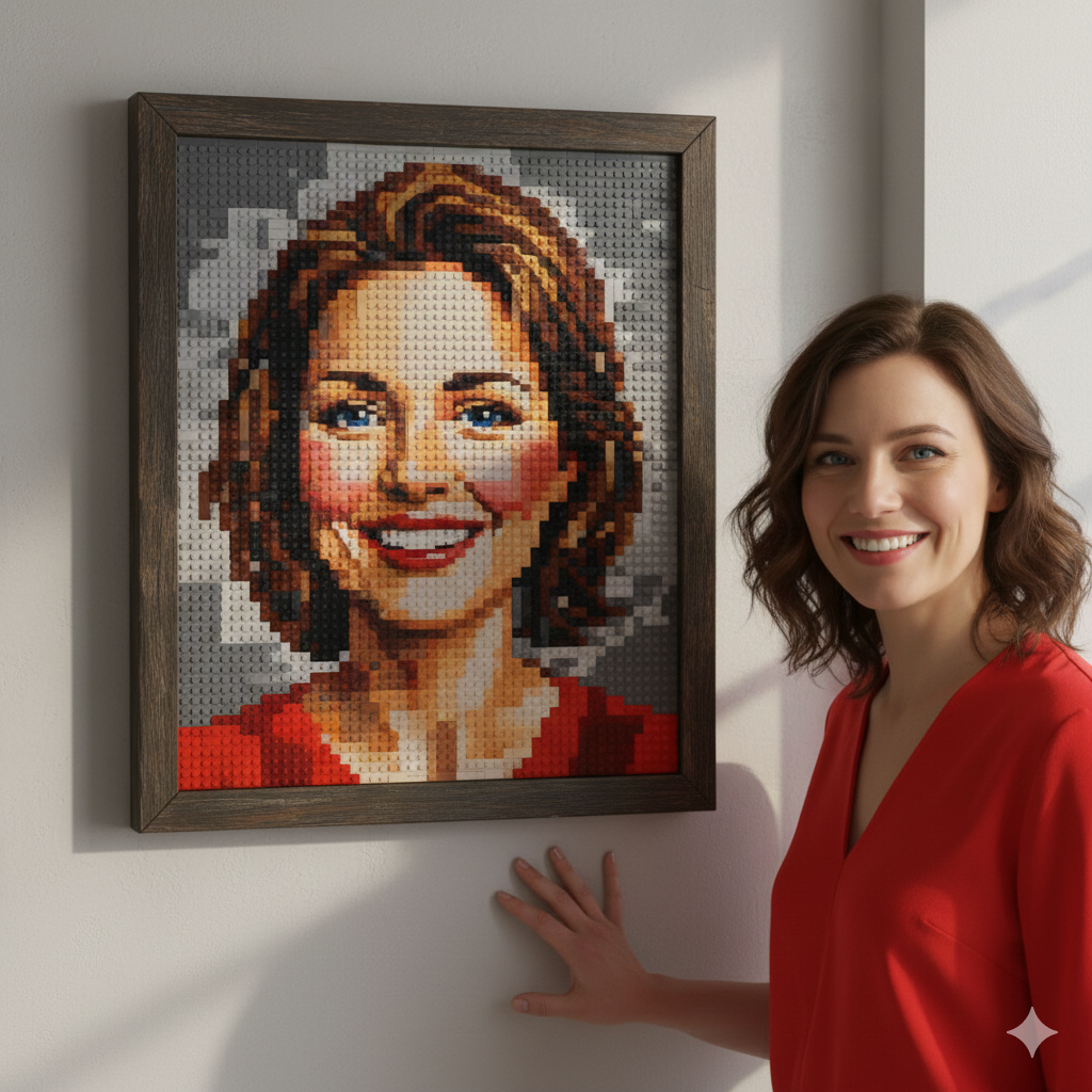 Custom Bricks Portrait