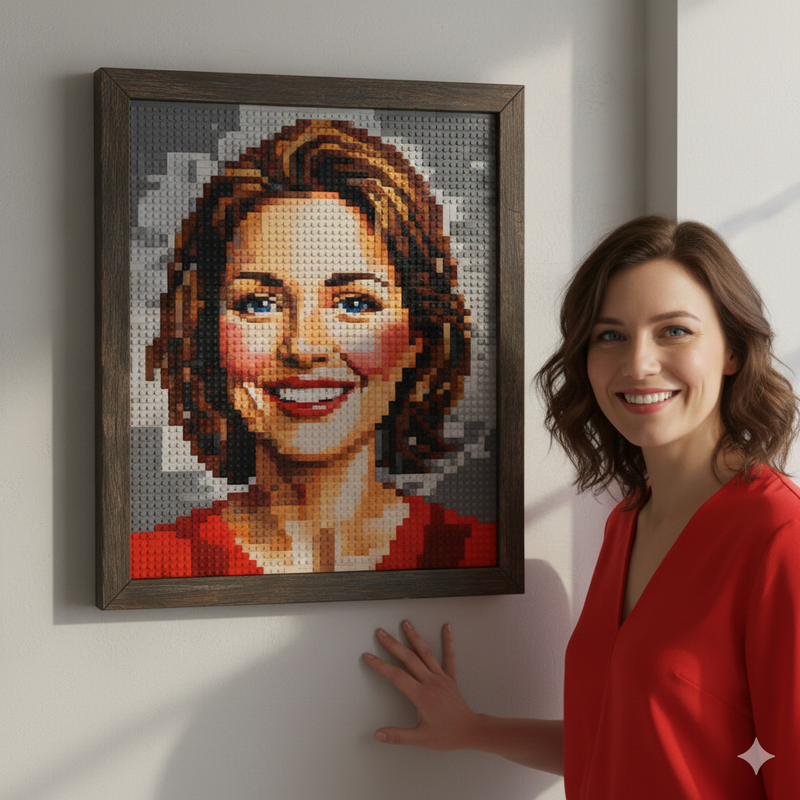 Custom Bricks Portrait