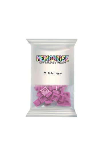 Bag of bricks- Bubblegum 21 - Memobrick