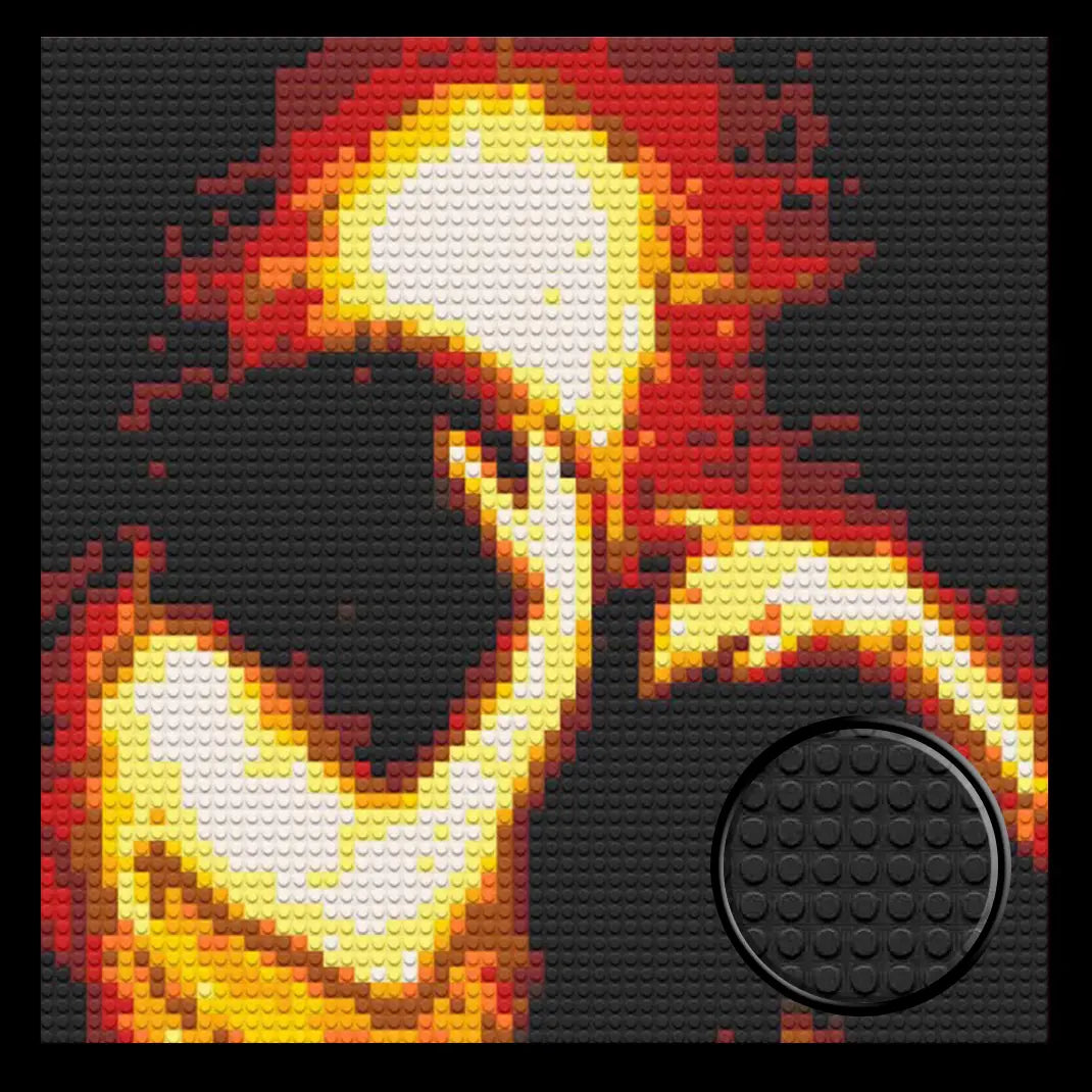 Hope Art Home Decor Bricked Mosaic Portrait 20x20 - Memobrick