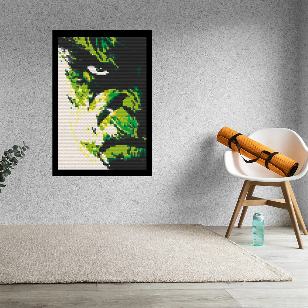 Hulk Bricked Mosaic Home Decor 20x30" Memobrick