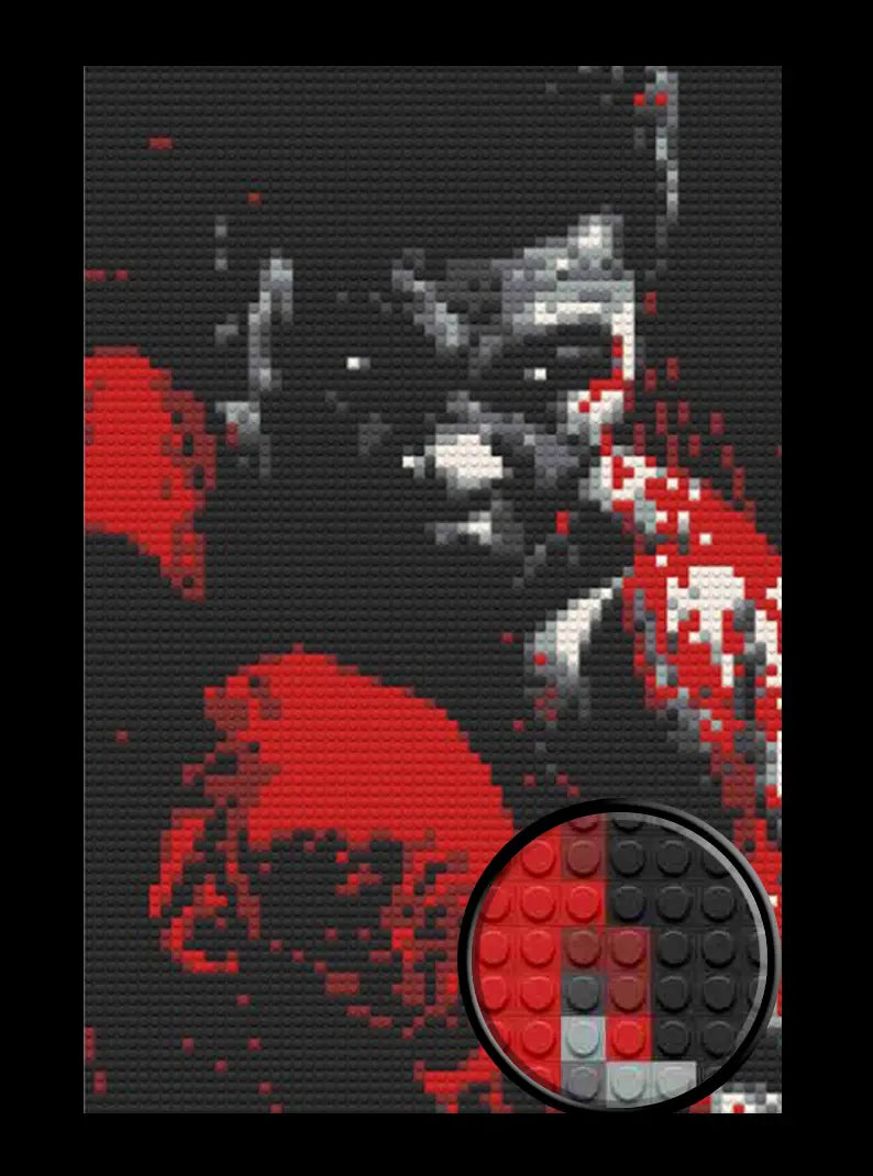 Muhamad Ali Bricked Mosaic Home Decor 20x30" - Memobrick