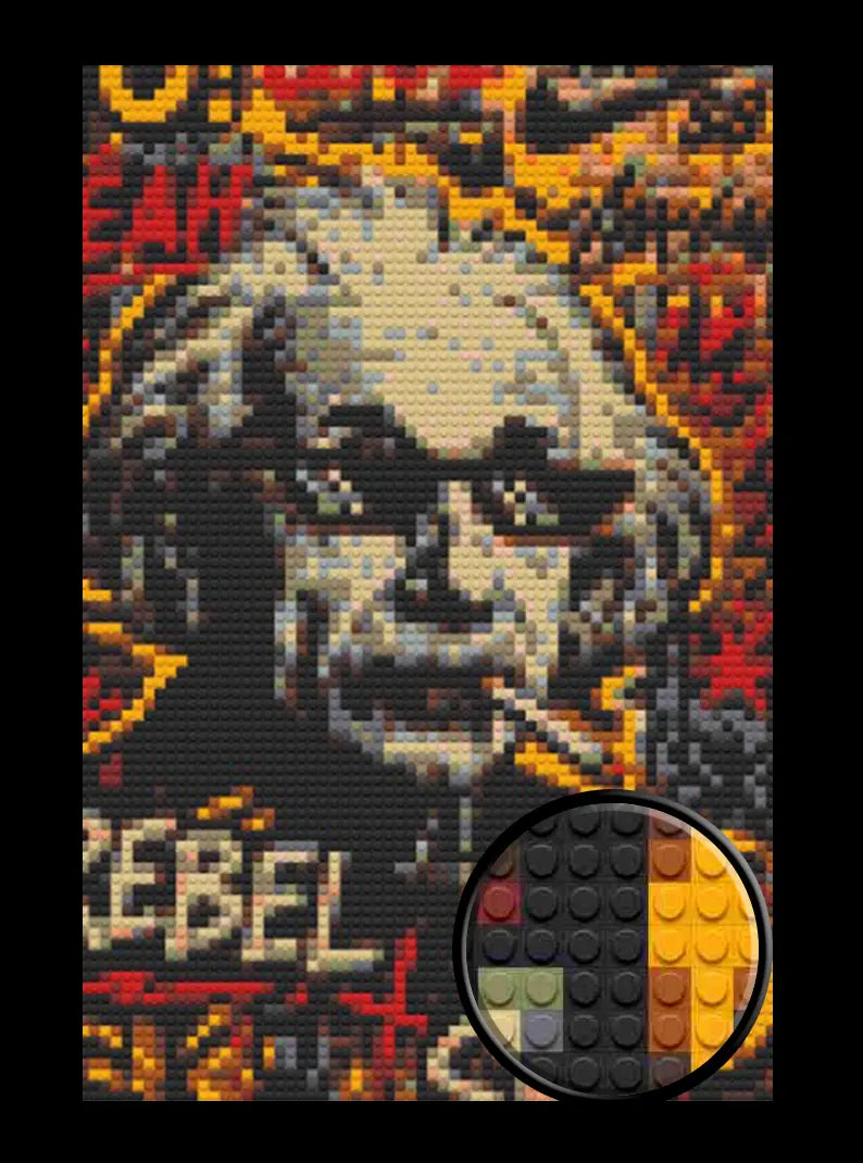 Swag Einsteinn Bricked Mosaic Home Decor 20x30" - Memobrick