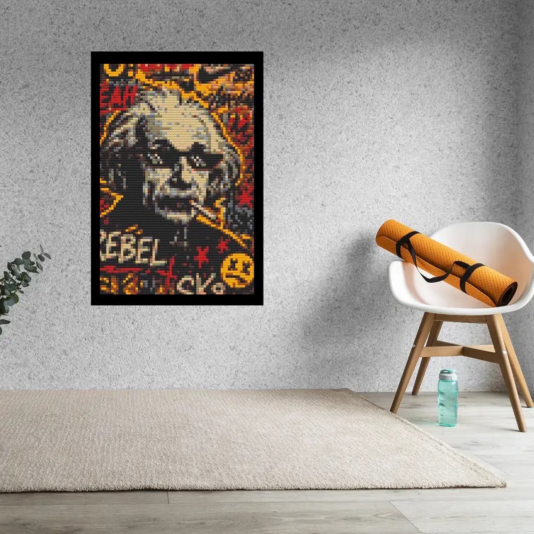 Swag Einsteinn Bricked Mosaic Home Decor 20x30" - Memobrick