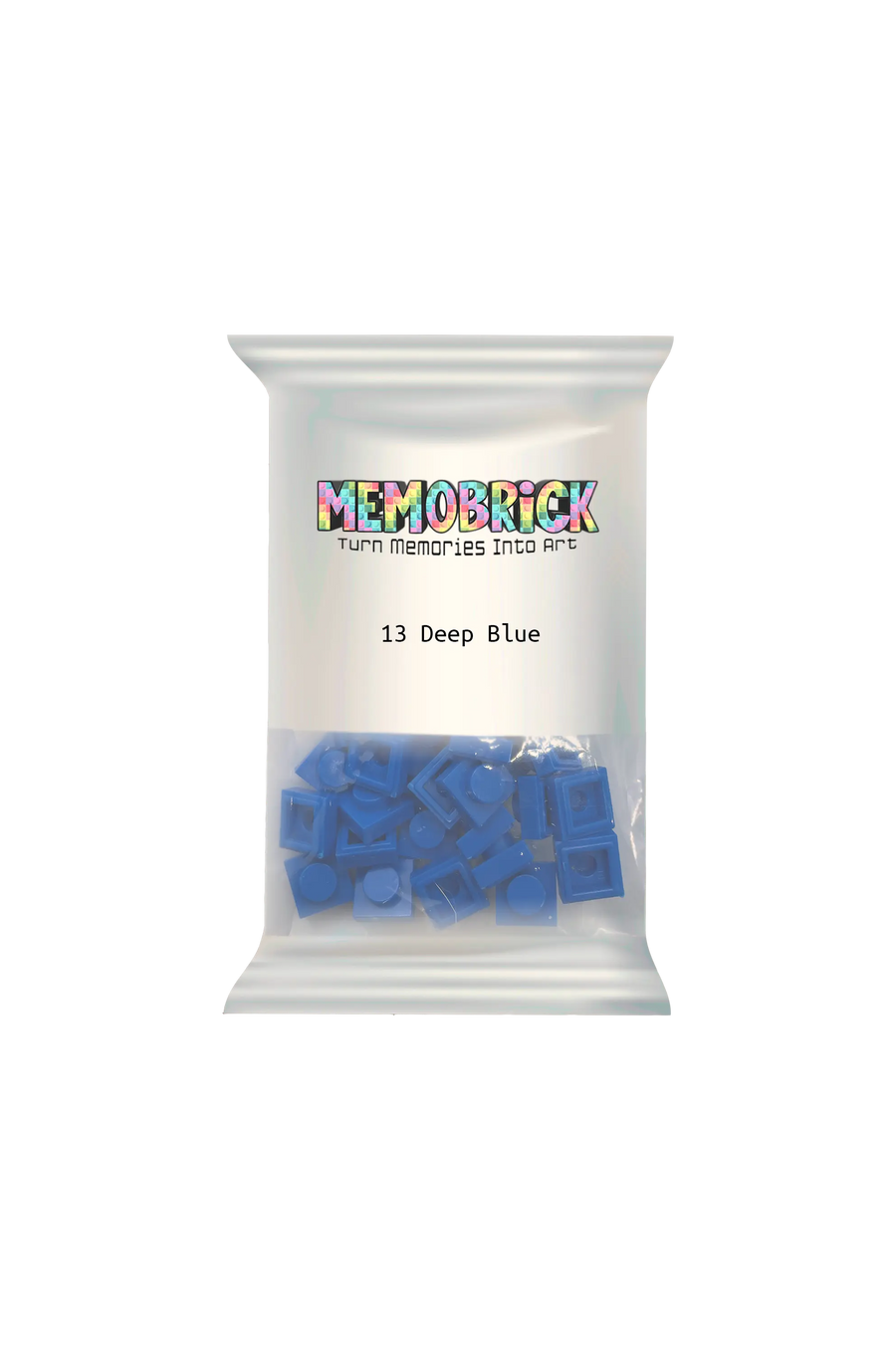 Bag of Bricks- Deep Blue 13 Memobrick