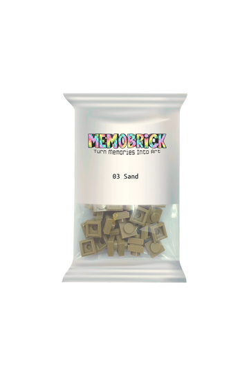 Bag of Bricks- Sand 03 - Memobrick