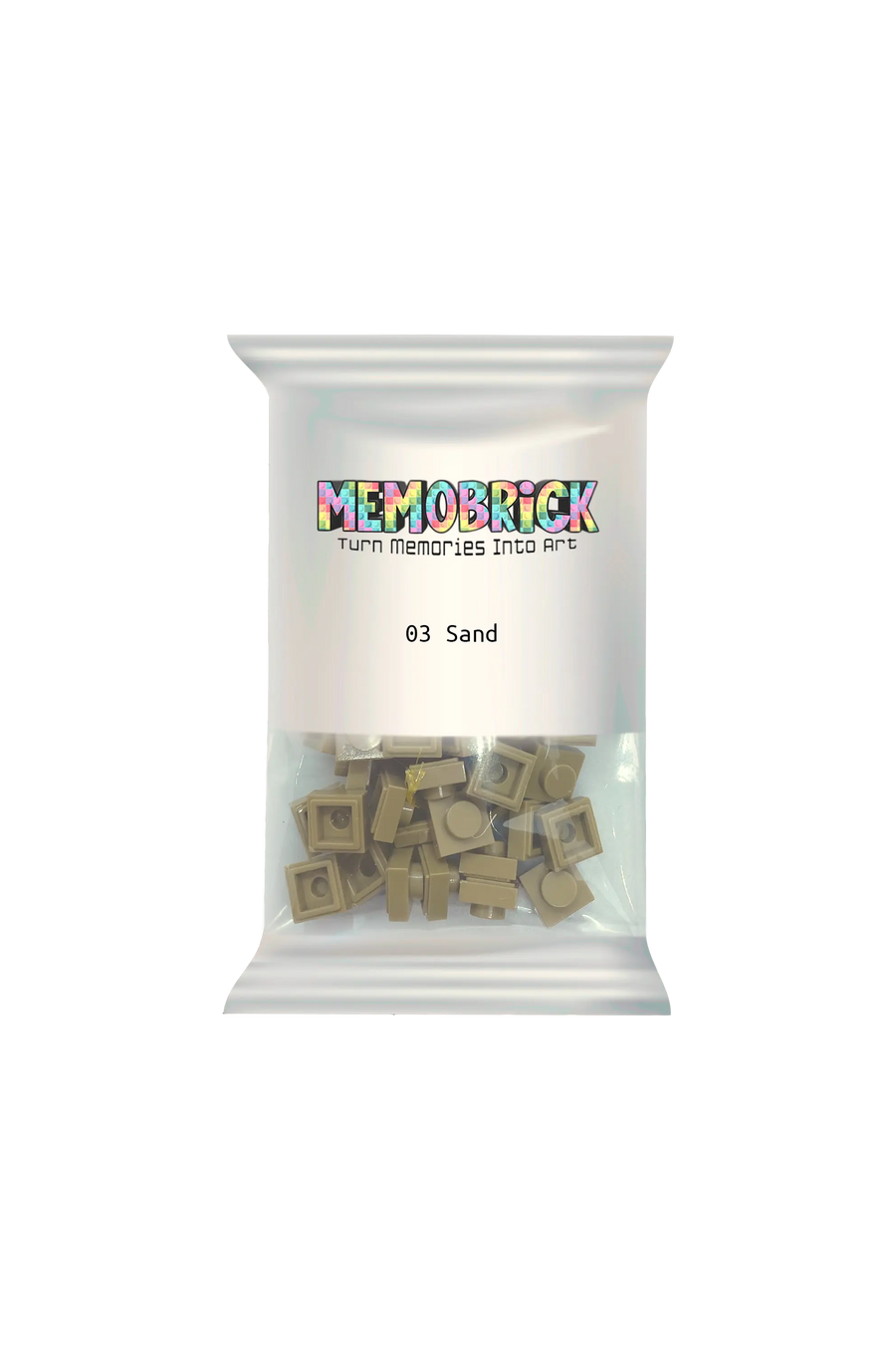 Bag of Bricks- Sand 03 - Memobrick