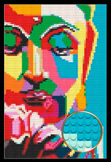 Buddha Pop Art Brick Mosaic Art Kit - 20x30 in DIY Wall Decor — photo 1