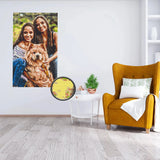 Custom Bricked Mosaic Portrait 30x50" — photo 3