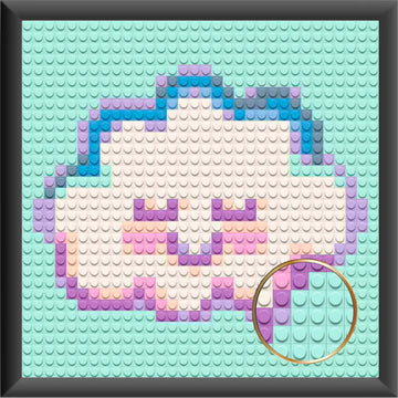 Bricked Mosaic Portrait 10x10